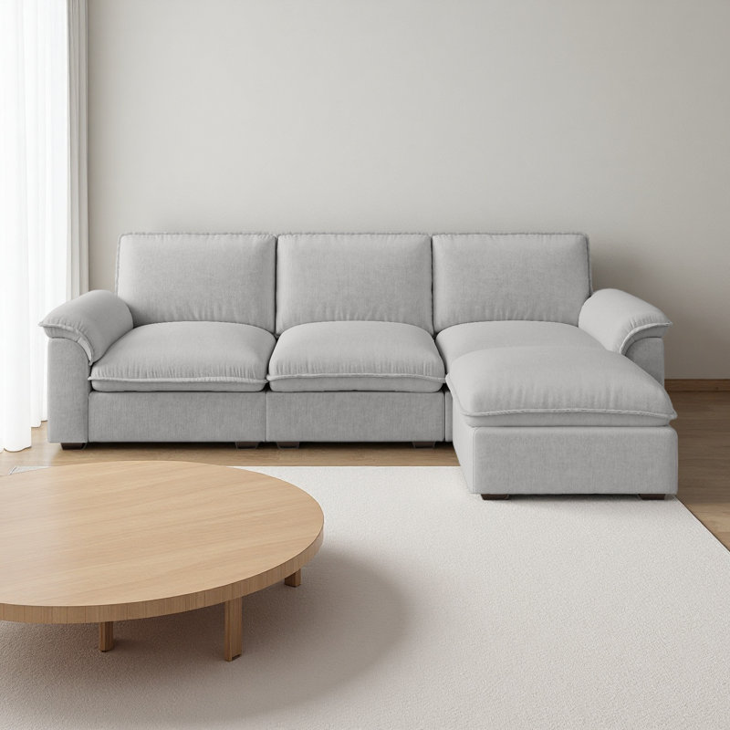 Canapé modulaire Cloud Couch For L, Gris chenille