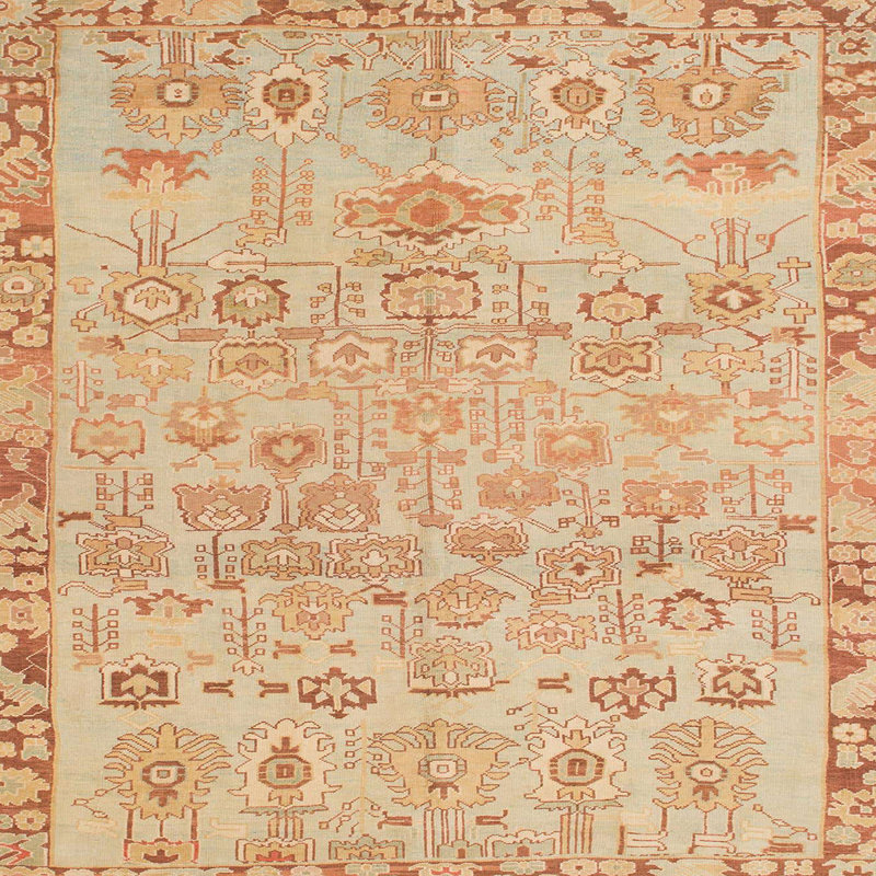 Tapis abstrait moderne 1220, Carré 8 pi