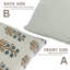 Housse de coussin à motif floral imprimé à la main Fabividine, bleu, Inderdhanush-107396975-107396978