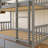 Wood Frame Twin Over Twin Size Bunk Bed With 2 Drawers,Ladder And Safety Guardrails-832623862