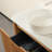 24" Modern Natural Wood Texture Floating Bathroom Vanity With Artificial Marble Basin
