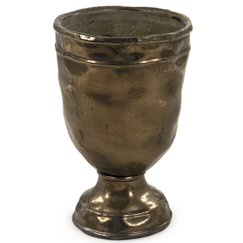 Diggs Metal Table Vase, 14" H x 9.5" W x 9.5" D