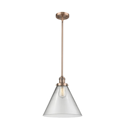 Luminaire suspendu conique à 1 lumière Anner