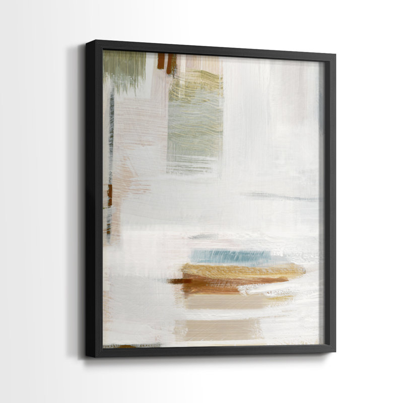Touching Down I Framed Print - Solid Wood, 11" H x 9" W, Black