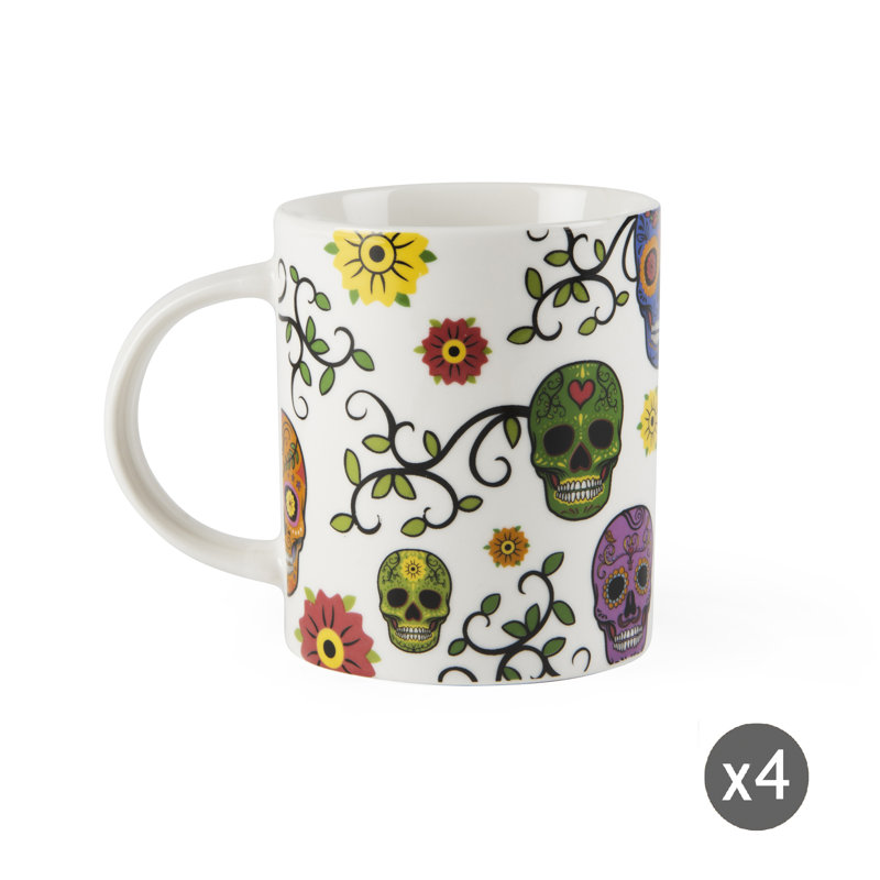 Calavera Porcelain Mug