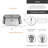 Dowell 18'' W Single Bowl Stainless Steel Undermount Kitchen Sink