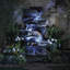 Dixon Outdoor Rock Fountain with Lights
