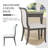 Dining Chairs - Traditional ELegant Side Chairs with Curved Lines-913722584