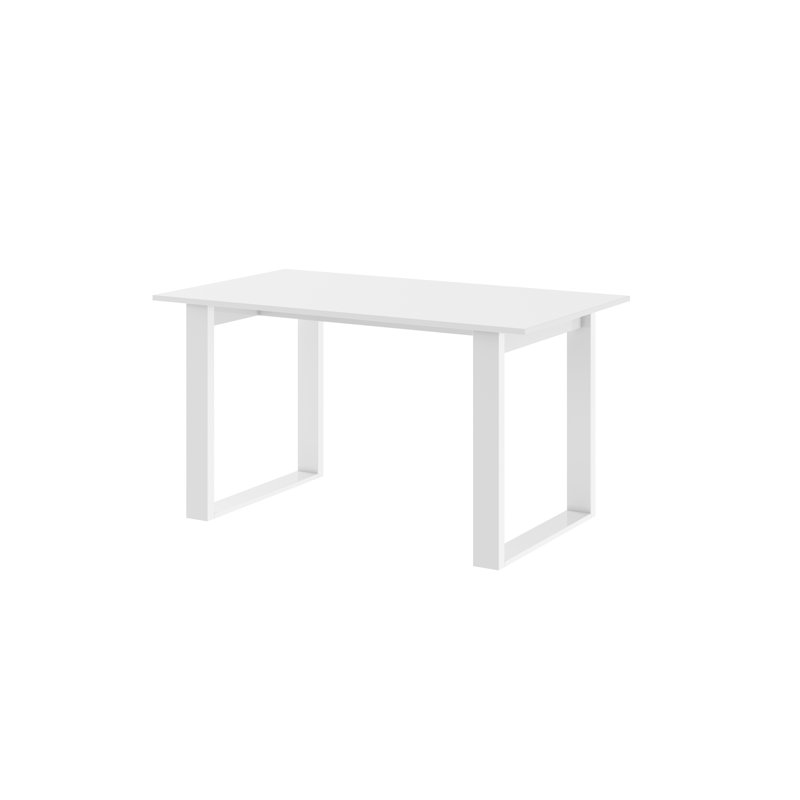 Arkeba Dining Table, White, White