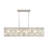 Lustre rectangulaire en cristal 8 lumières