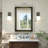 Gwenneth Rectangle Wood Mirror for Bathroom, Solid Pine Wood-878103211-932165482