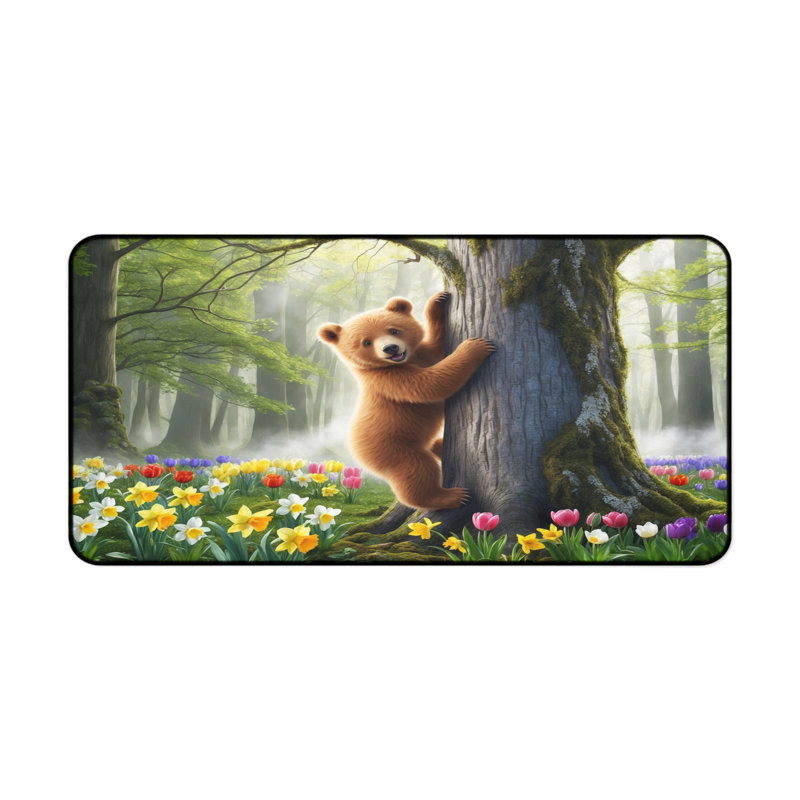 Polyester Desk Pad, 14.4x12.1