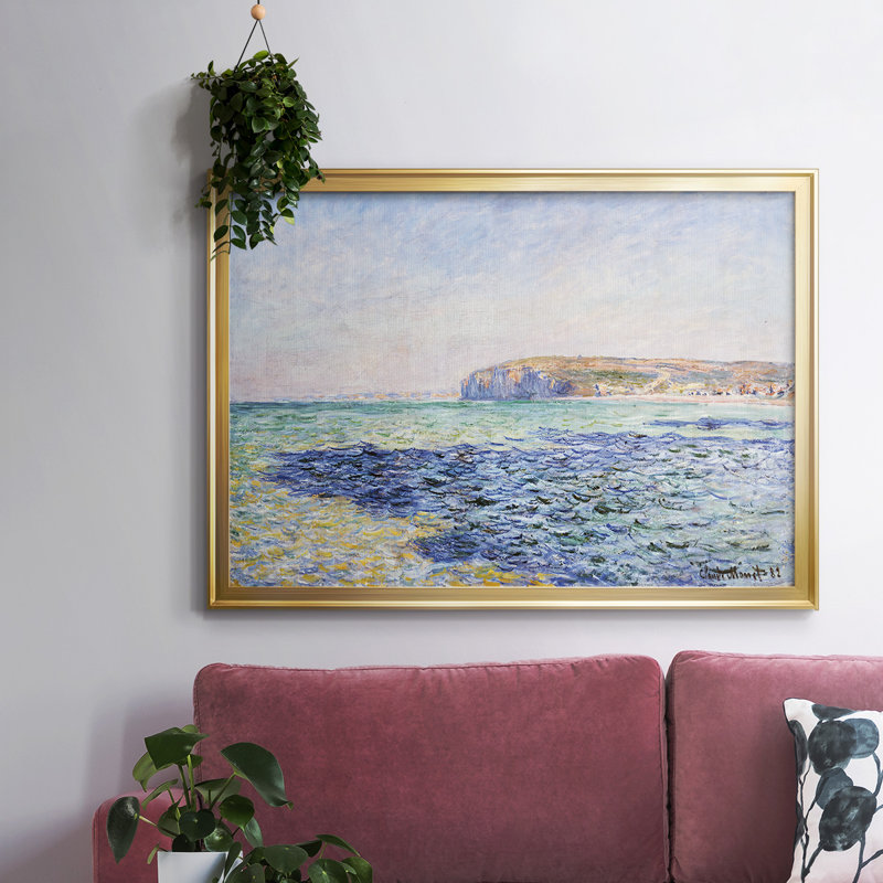 Claude Monet, reproduction d'art sur toile, Or, H 18 po x l 26 po x P 1,5 po