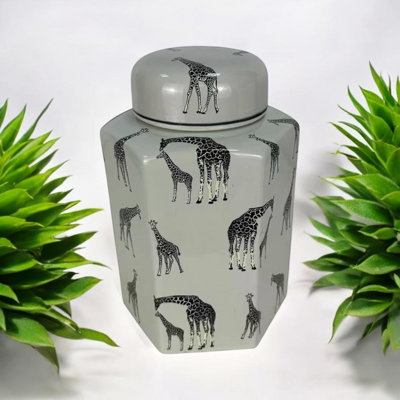 Alecsa Porcelain China Ginger Jar
