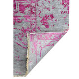 Dazzle Geometric Area Rug in Pink