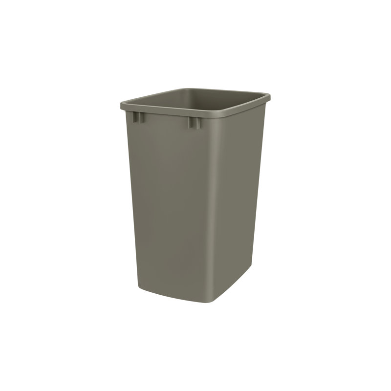 Poubelle (s) de remplacement en polymère Rev-A-Shelf, Champagne, 35 qt