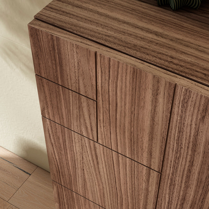 15 Pair Shoe Storage Cabinet, Brown 