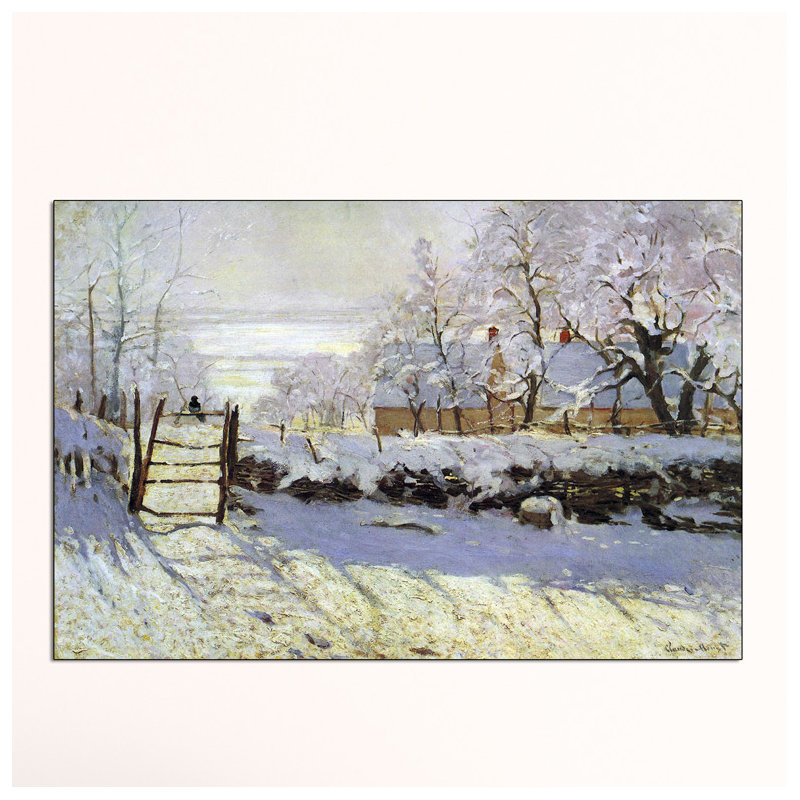 Claude Monet - Wrapped Canvas Painting, 90cm H x 135cm W x 1.8cm D