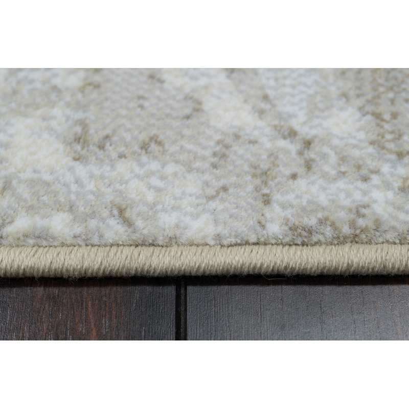 Tapis ivoire Buntin, Rectangle 6 pi 7 po x 9 pi 6 po