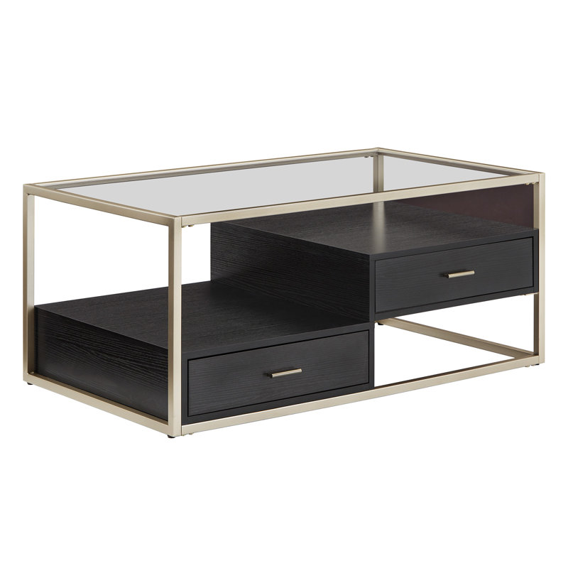 Phelim Glass Top Coffee Table