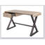 Danton Desk, Gold Aluminum