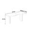 Bureau ergonomique luxueux en bois massif de couleur crème-1248043489