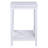 Chalon Modern Farmhouse Style Solid Wood Square End Table with Open Storage Shelf-1176448763