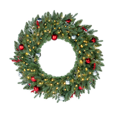 36 " Pre-Lit Wreath
