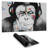 Monkey with headphones - 14.00"x24.25" Desk mat