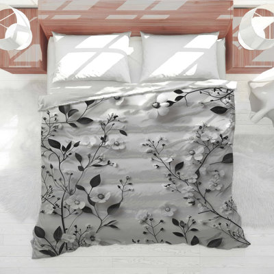 Floral Bedding Nature Comforter Minimalist