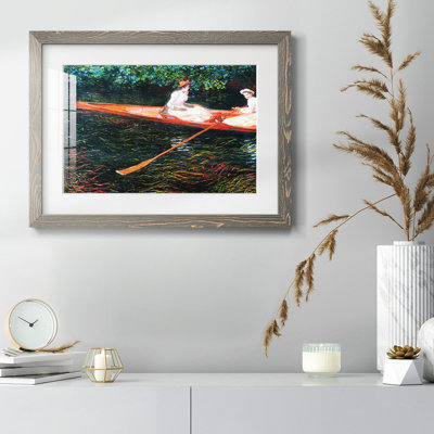 " The Pink Skiff, Boating On The Ept, 1890 " Painting Print