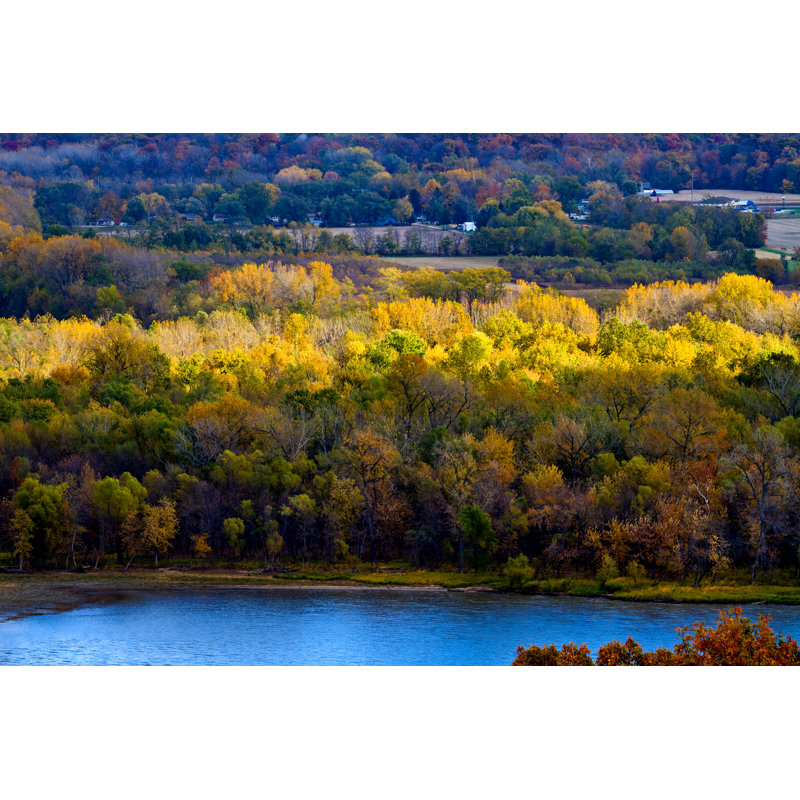 Illinois River by Ghornephoto - Wrapped Canvas Print, 61cm H x 91cm W