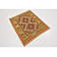 Tapis de zone en laine vert/brun/beige 3 pi 2 po x 3 pi 8 po one-of-kind à la main noué la Doorfield