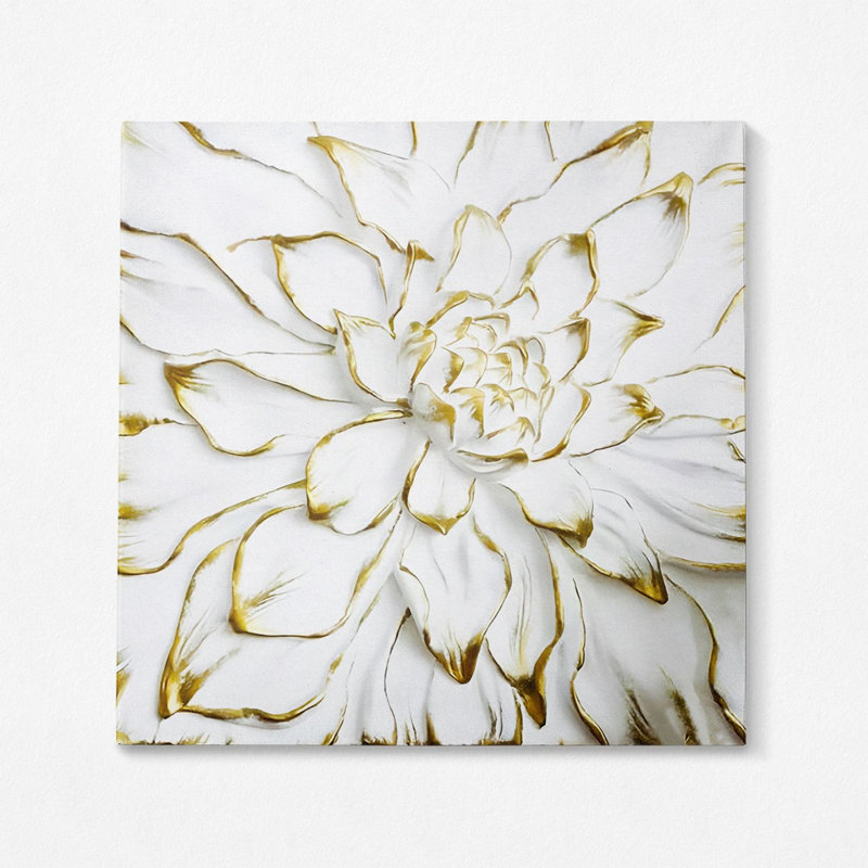Peinture décorative sur toile, 27.6" H x 27.6" W