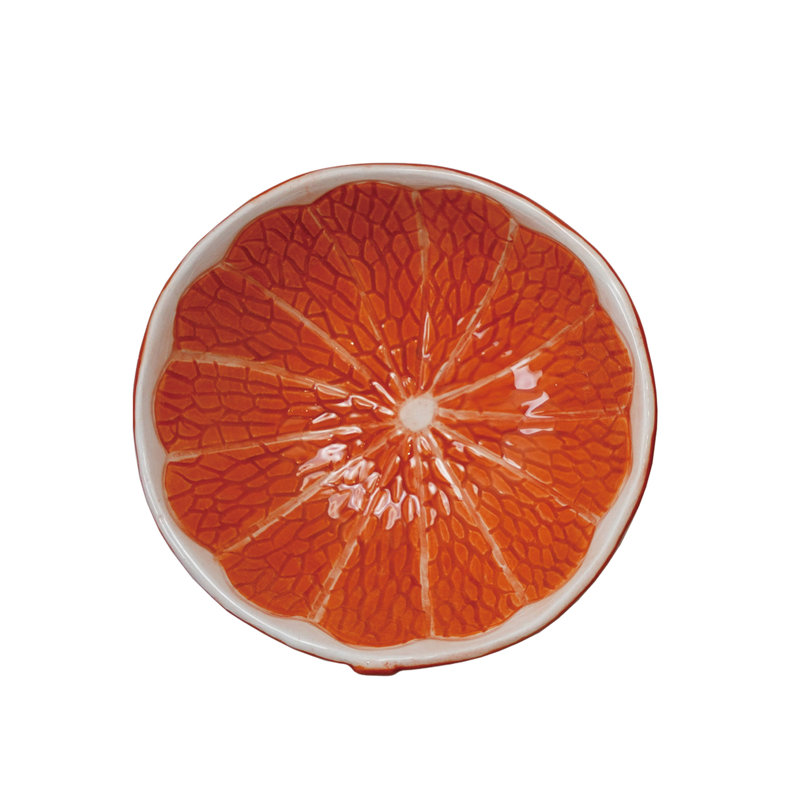 12-Piece Ceramic Citrus Fruit Shaped Bowl