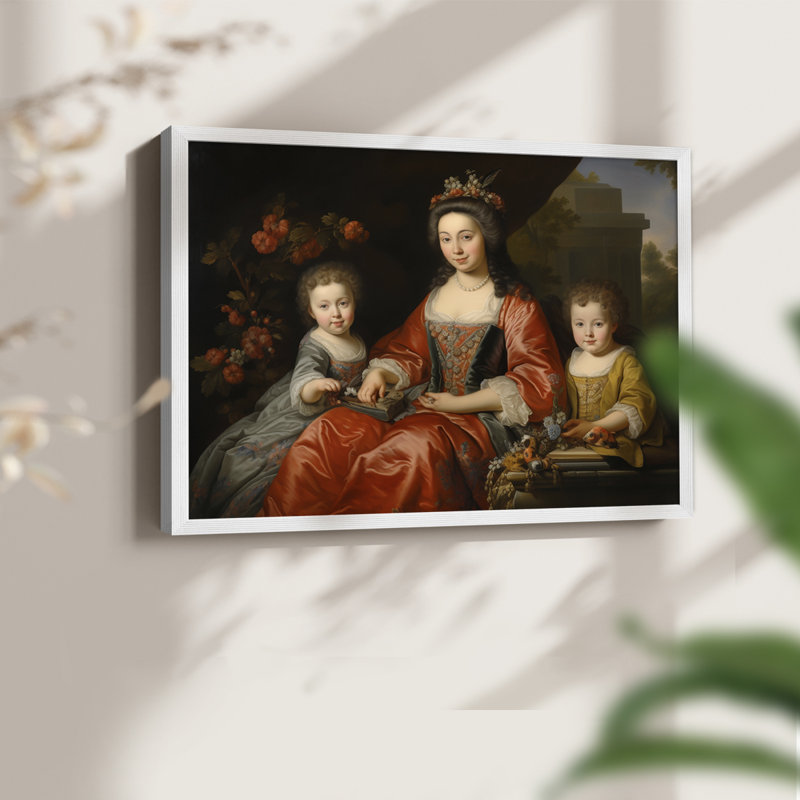 Angels From Above-XXXV III - Reproduction encadrée - Restickable, H 16 po x l 20 po, Cadre blanc