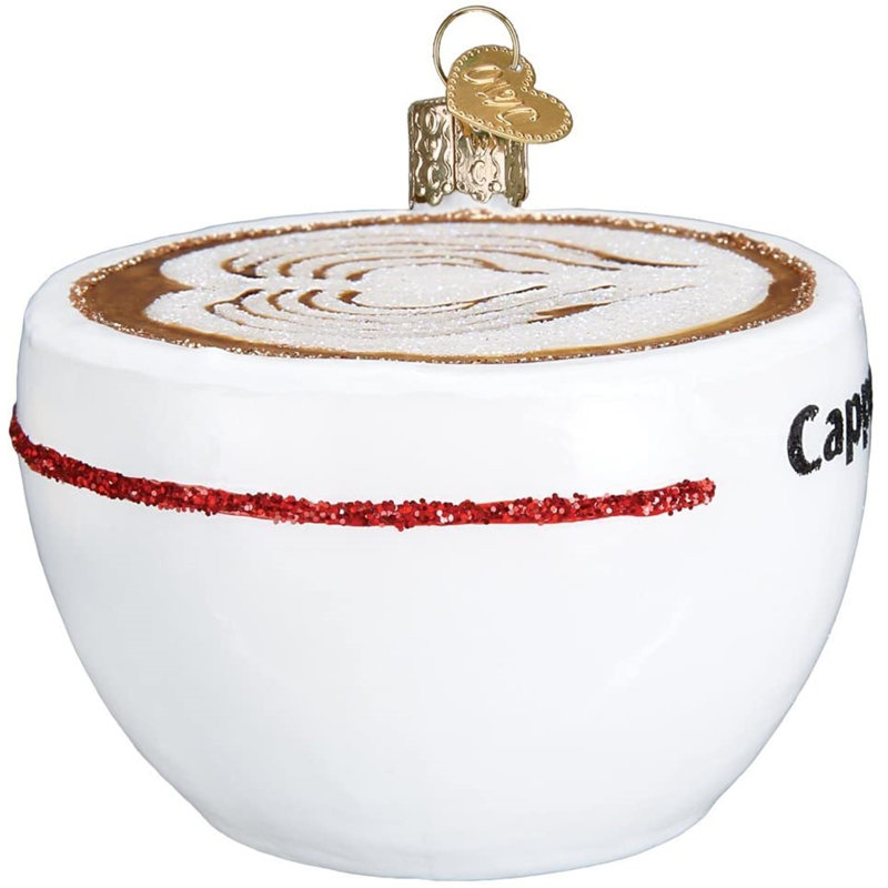 Ornement figurine suspendu cappuccino
