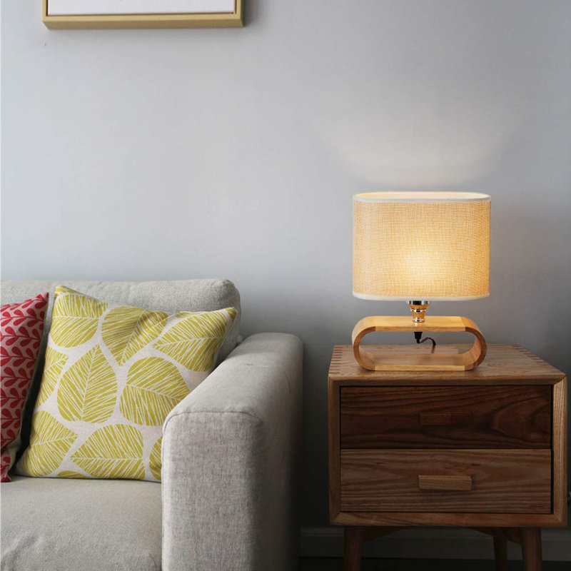 Lampe de chevet brune 13 po Pattersen