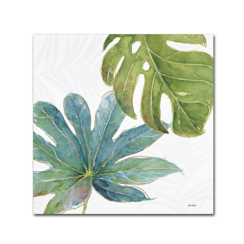 «Tropical Blush VII», reproduction sur toile tendue, H 14 po x l 14 po x P 2 po