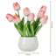 26.49cm Faux Flowering Plant in Ceramic Pot