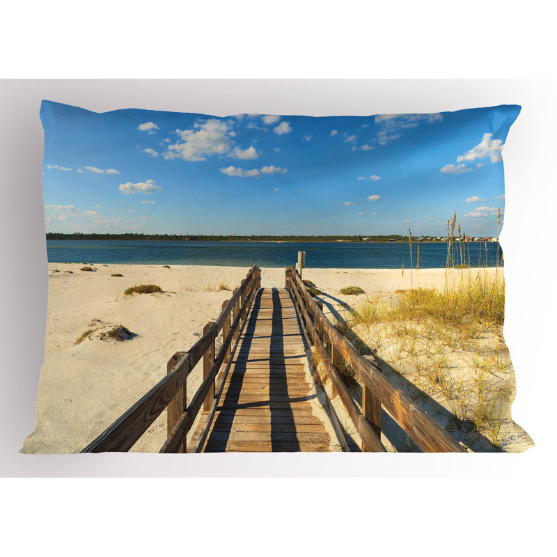 Ensemble de 2 taies décoratives Ambesonne Beach, H 20 po x l 26 po