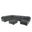 Canapé modulaire de coin avec repose-pieds Aness-133504660