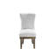 Chaise d'appoint rembourrée Ahupendra en gris (ensemble de 2)