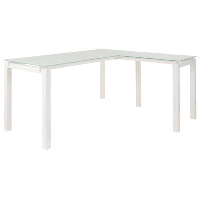 Bureau d'écriture en verre