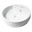 Alfi Brand 19.13'' White Porcelain Circular Bathroom Sink with Overflow