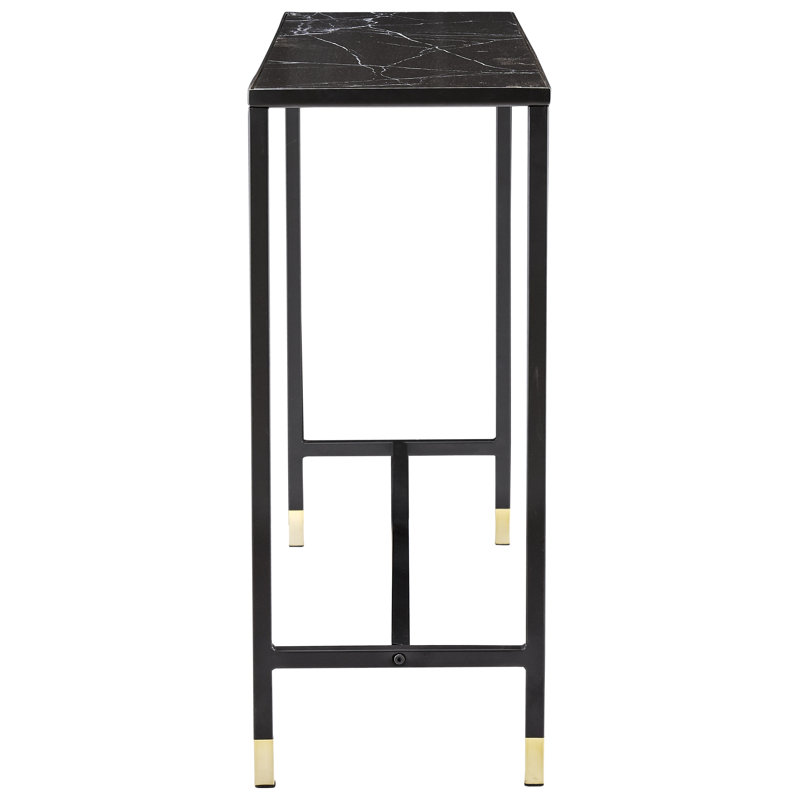 Dreadnought 100cm Glass Top Console Table