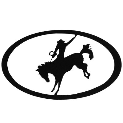 Bronco Rider Oval