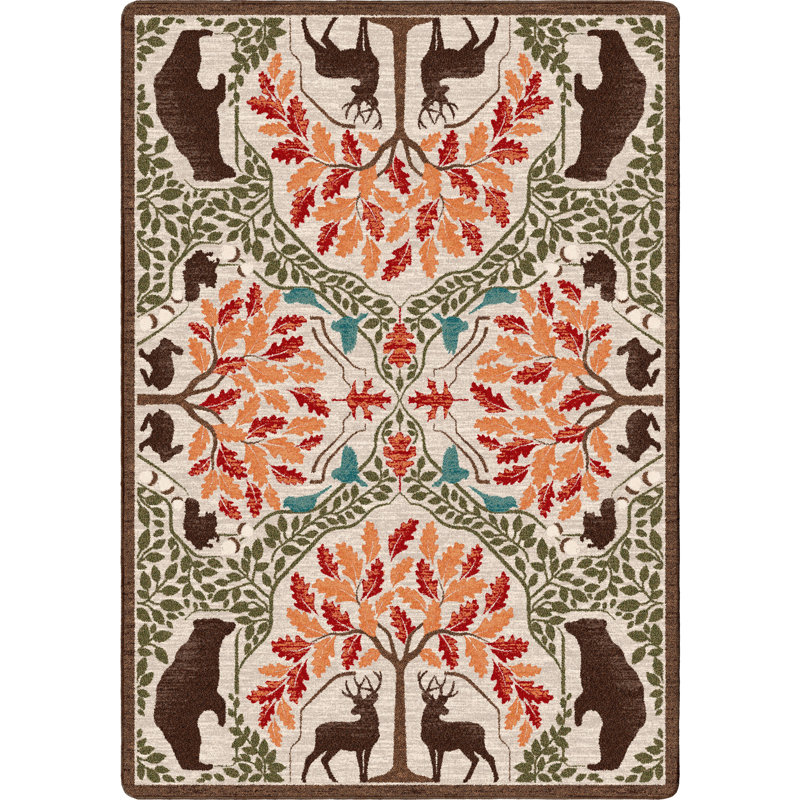 Dilauro Indoor Rug, Rectangle 5'4" x 7'8"