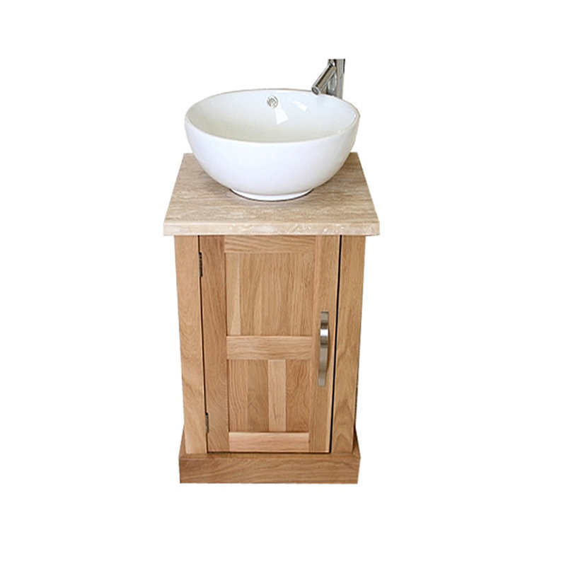 Desirae 500mm Single Bathroom Vanity with Vessel Ceramic Basin