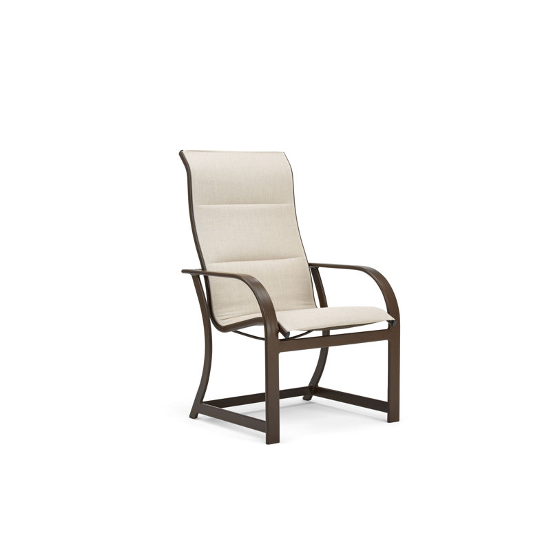 Key West Padded Sling Outdoor Dining Armchair